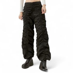 Urban outfitters Lyla Ruched Balloon Pant in black size small